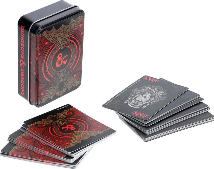 Produktbild Paladone Products Dungeons and Dragons: Dungeons and Dragons Playing Cards with Storage Tin