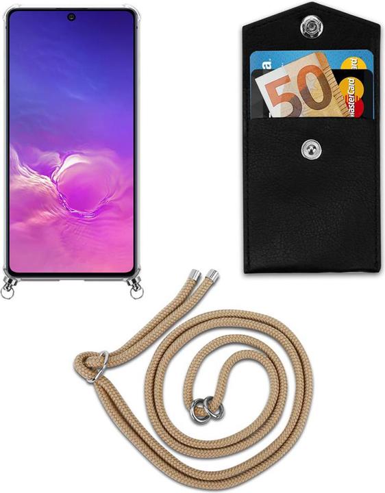 Produktbild Cadorabo TPU Handy Kette SILBER Cover