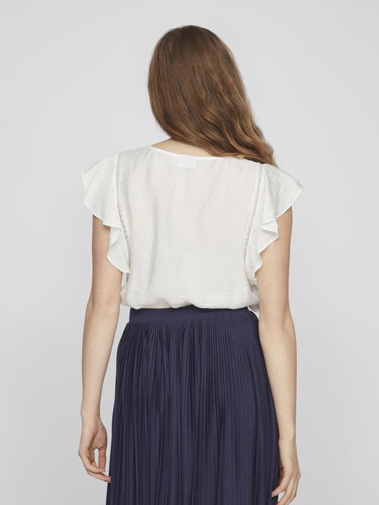 Actual product image Vila Ruched top with short sleeves (40)