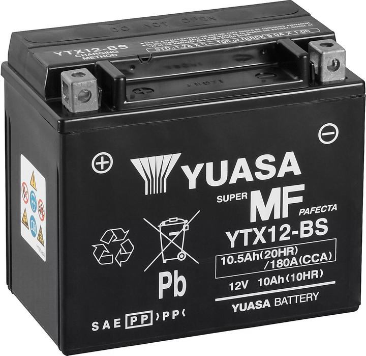 Immagine prodotto Yuasa YTX12-BS AGM (12 V, 10.50 Ah, 180 A)