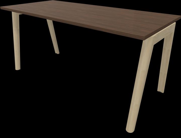 Walnut decor dark with structure, Ash natural light grey stained