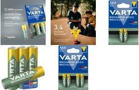 Actual product image Varta Recharge Accu Recycled (2 pcs., AAA, 800 mAh)
