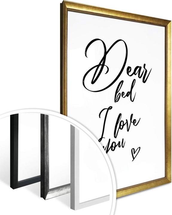 Image du produit Trenddeko Cher lit Je t'aime (50 x 60 cm)