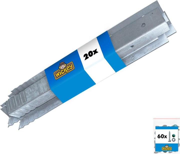 Wickey Bodenanker/Pfostenanker Set 20 Stück