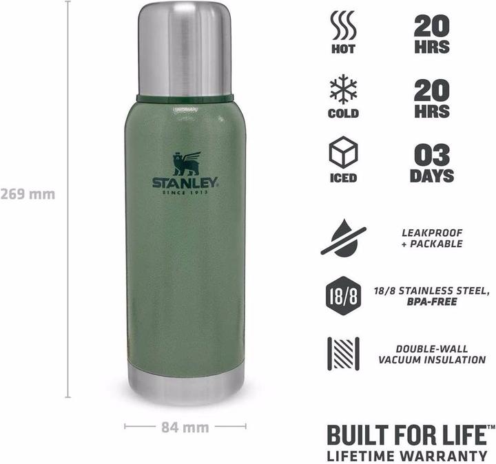 Produktbild Stanley 1913 Adventure Stainless Steel Vacuum Bottle 739 ml (0.74 l)