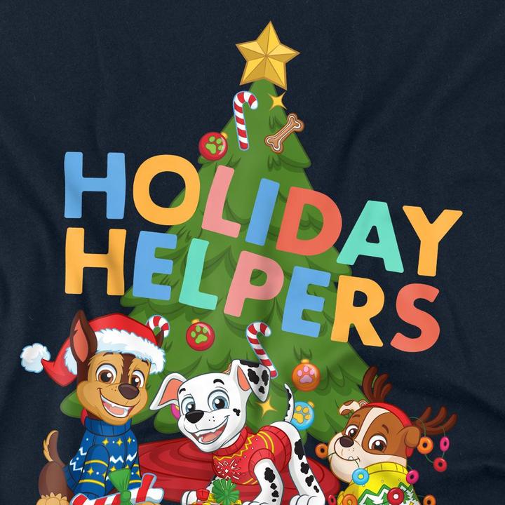Immagine prodotto Paw Patrol Holiday Helpers Maglietta Natale Adulto Unisex (S)