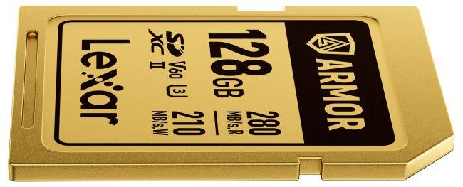 Image du produit Lexar Armor Gold (128 Go, SDXC, U3, UHS-II)