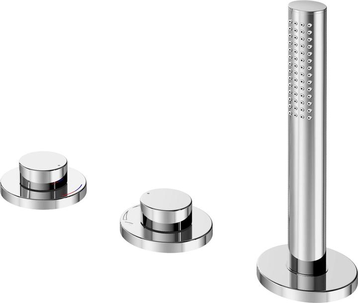 Immagine prodotto Keuco Miscelatore 3 fori per vasca EDITION 400 bordo vasca sw-chr piegato