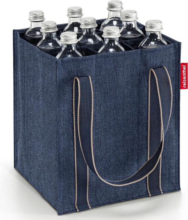 Produktbild reisenthel Flaschentasche Herringbone Dark Blue