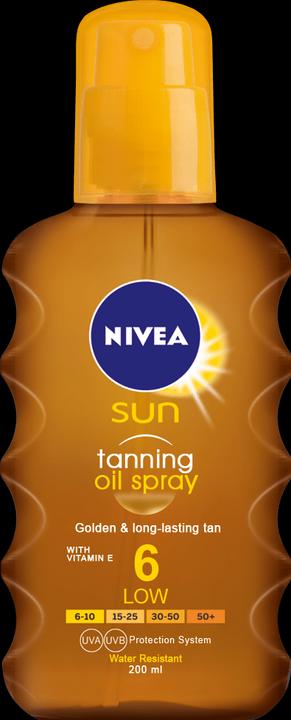 Produktbild NIVEA Tanning Oil Spray (Sonnenöl, Bis SPF 10, 200 ml, 150 g)