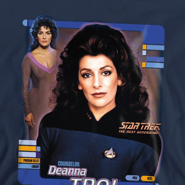 Actual product image Unisex Adult Deanna Troi Sweatshirt (XXL)