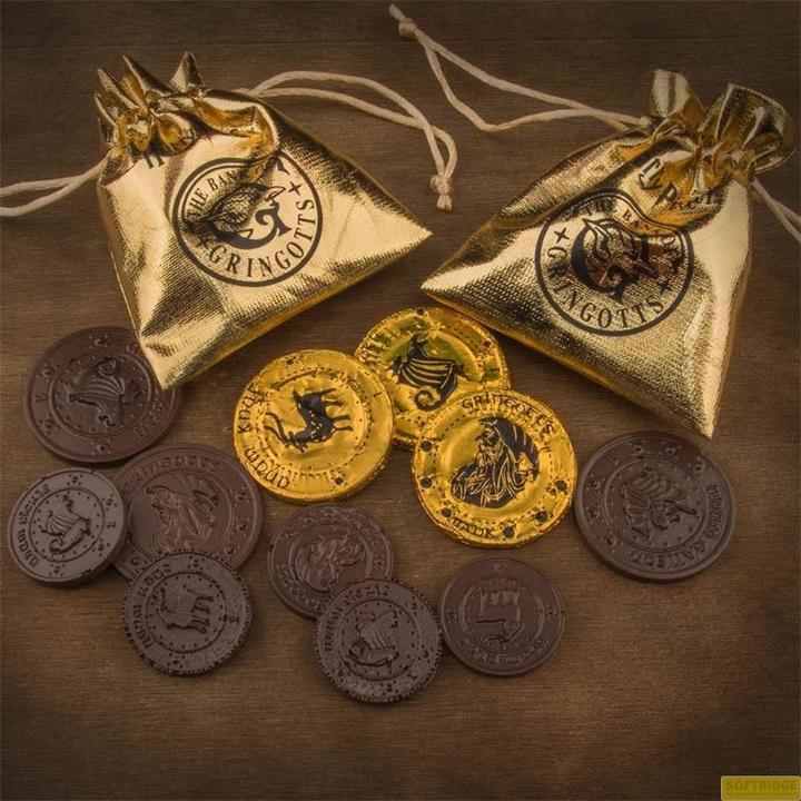 Produktbild Cinereplicas Harry Potter: Pralinenform - Gringotts Bank Coin - Münzen