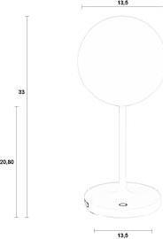 Actual product image Zuiver Hub Table Lamp Blue