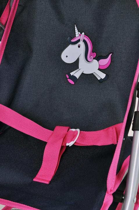 Immagine prodotto Knorrtoys Puppenbuggy Jogger Lio - UMA. Das Einhorn blue