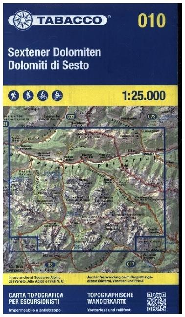 Immagine prodotto Mappa topografica Tabacco Dolomiti di Sesto. Dolomiti di Sesto