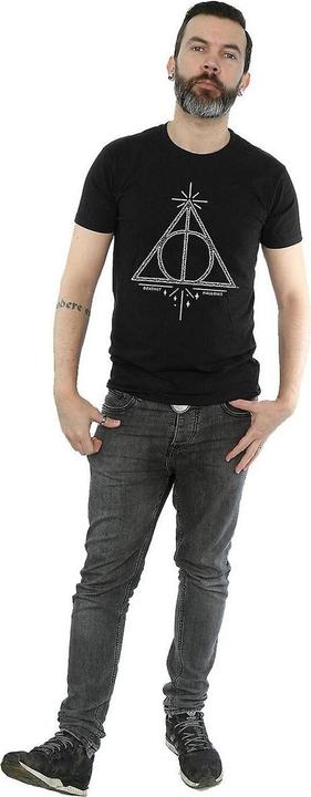 Image du produit Mens Deathly Hallows Cotton T-Shirt (XL)