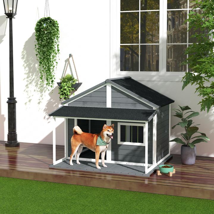 Image du produit PawHut Niche pour chien avec plancher surélevé (Niche pour chien)