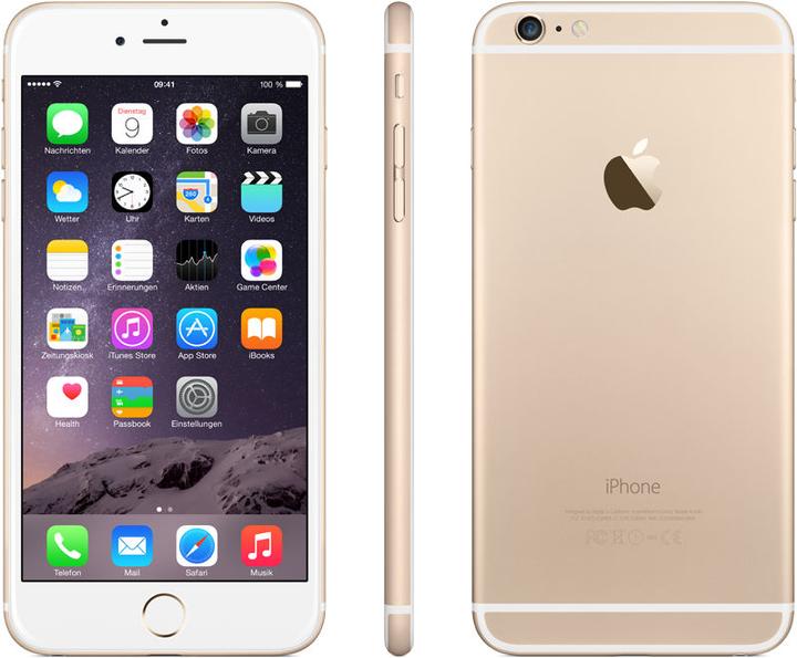 Actual product image Apple iPhone 6 Plus (64 GB, Gold, 5.50", Single SIM, 8 Mpx, 4G)