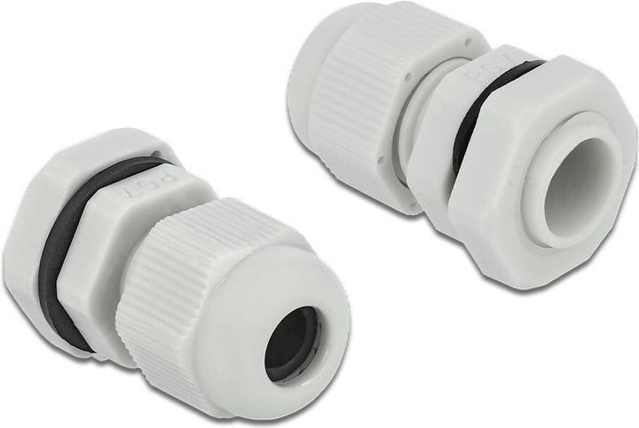 Actual product image Delock Cable gland PG7, 15mm, 10 pieces, grey
