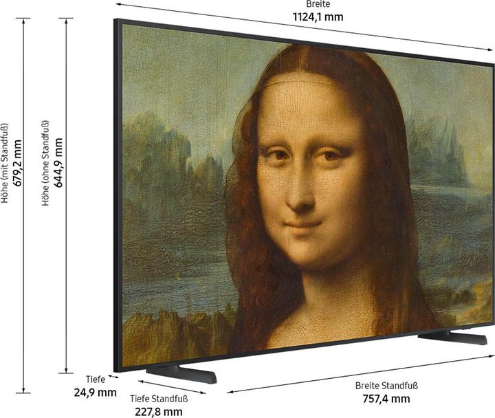 Actual product image Samsung The Frame QE50LS03B (50", LS03B, QLED, 4K, 2022)