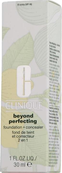Actual product image Clinique Beyond Perfecting Foundation + Concealer (1 Ivory)