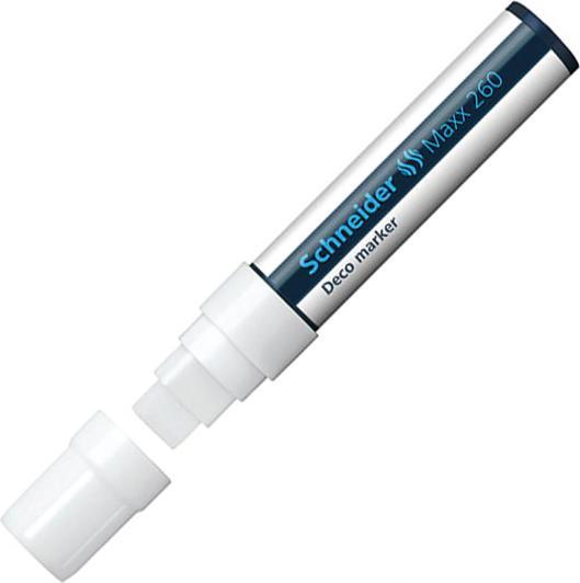 Actual product image Schneider Maxx 260 chalk pen (e) (White, 15 mm, 1 x)