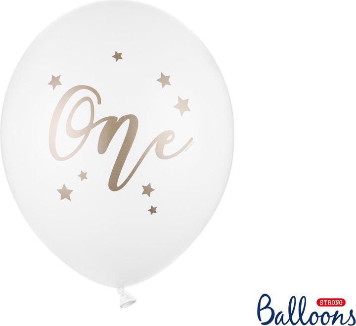 Actual product image Partydeco Balloons for the 1st birthday "One