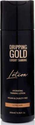 Immagine prodotto Sosu Dripping Gold - Crema autoabbronzante Ultra Dark (lozione abbronzante) 200 ml (Asciugamano autoabbronzante, 200 ml)