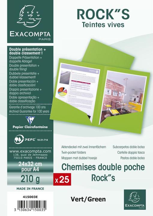 Immagine prodotto Exacompta Scrapbook - Copertine di file (A4, 100 x)