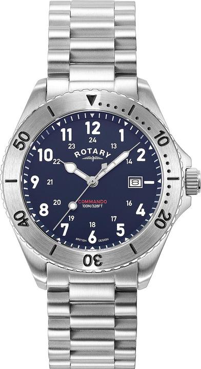 Rotary GB05475/52 Commando Herrenuhr 40mm 10ATM (Analoguhr, 40 mm)