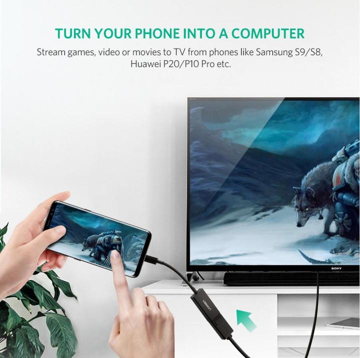 Produktbild Ugreen USB-C auf Display Port Adapter Konverter (USB Typ C, DisplayPort)