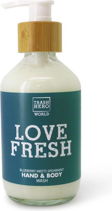 Actual product image Schnarwiler LOVE FRESH Hand & Body Wash Blueberry meets Spearmint (250 ml)