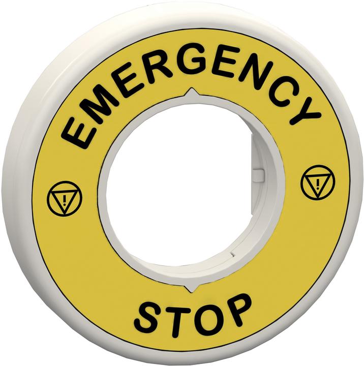Actual product image Schneider Electric Illuminated sign for emergency stop EMERGENCY STOP (Various)