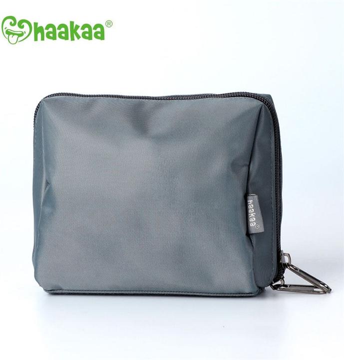 Image du produit Haakaa Kit de pompage et de rangement On-the-go - Bleu acier