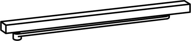 Actual product image Dormakaba Guide rail with lever G-N XEA (Room door, Entrance door, Wooden door, French window)
