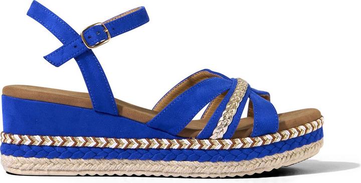 Joe Browns Platform Espadrille Cross Over Sandals