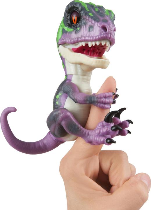 Actual product image WowWee Fingerlings Dino Baby Velociraptor assorted colours
