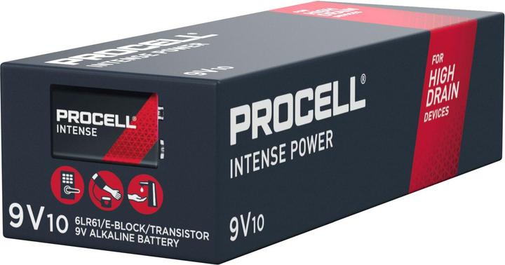 Produktbild Duracell Procell Intense Power (10 Stk., 9V Block, 673 mAh)