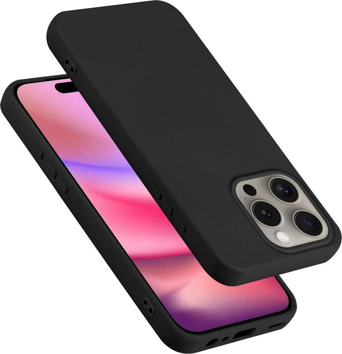 Actual product image Cadorabo Bumper Case for Apple iPhone 16 PRO MAX TPU Liquid Silicone Cover (Apple iPhone 16 Pro Max)