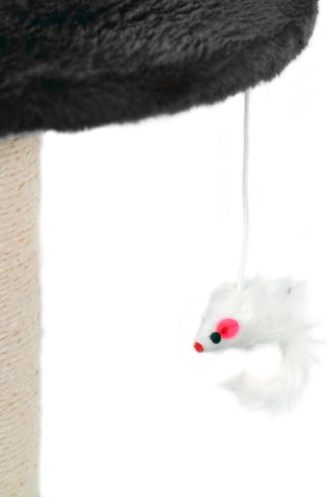 Image du produit Wiltec Arbre à chat gris 71cm Arbre d’escalade Arbre de grattage Jeu Chats (71 cm, Gris)