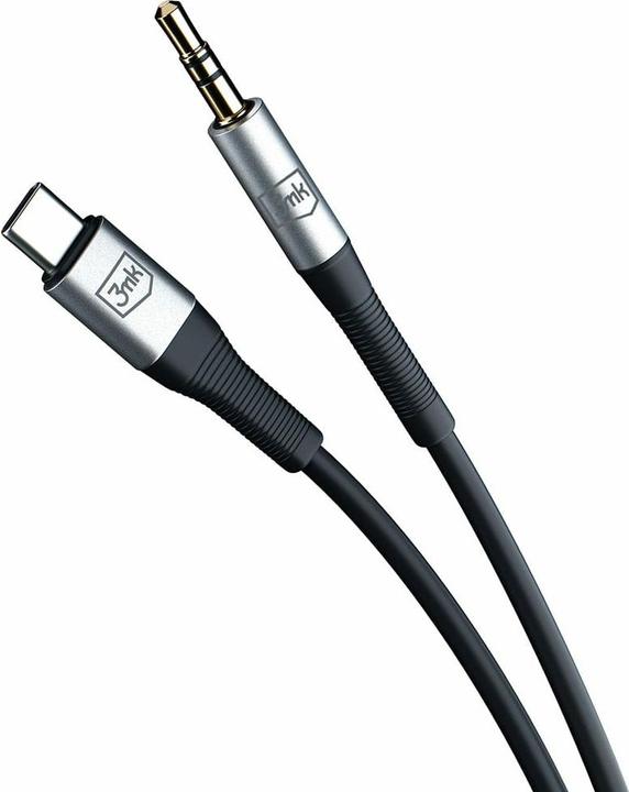 Actual product image 3MK USB C — 3.5mm Klinke (1 m, 3.5mm jack (AUX))