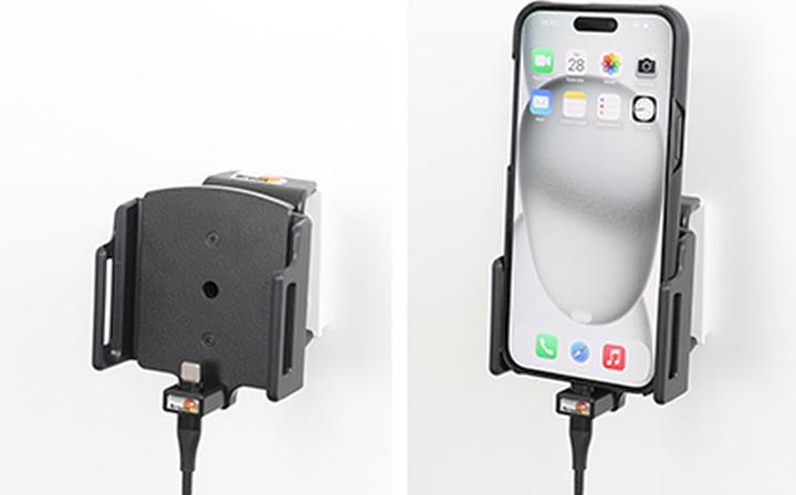 Actual product image Brodit 727377 iPhone 15Plus & 15ProMax mount