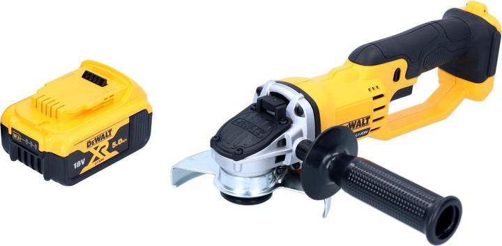 Produktbild DeWalt DCG 412 Akku Winkelschleifer 18V 125mm + 1x Akku 5,0Ah - ohne Ladegerät (125 mm)