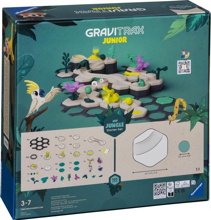 Productafbeelding Ravensburger GraviTrax RAV GraviTrax Junior Start. set L Jungle 27499