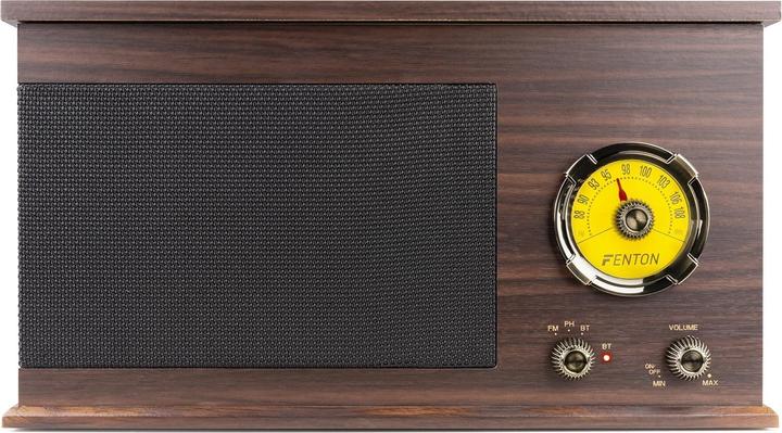 Image du produit Fenton Tourne-disque avec Bluetooth RP173 Marron foncé (Manuel)