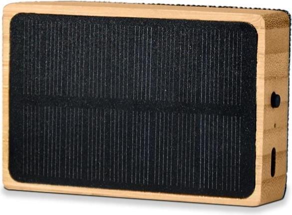 Produktbild Mikamax Solar Bamboo Speaker (Stromversorgung über USB)