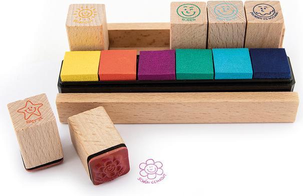 Actual product image Trendhaus Teacher stamp set wood