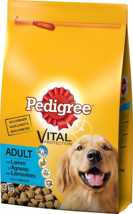 Produktbild Pedigree Adult Lamm (Adult, 1 Stk., 3000 g)
