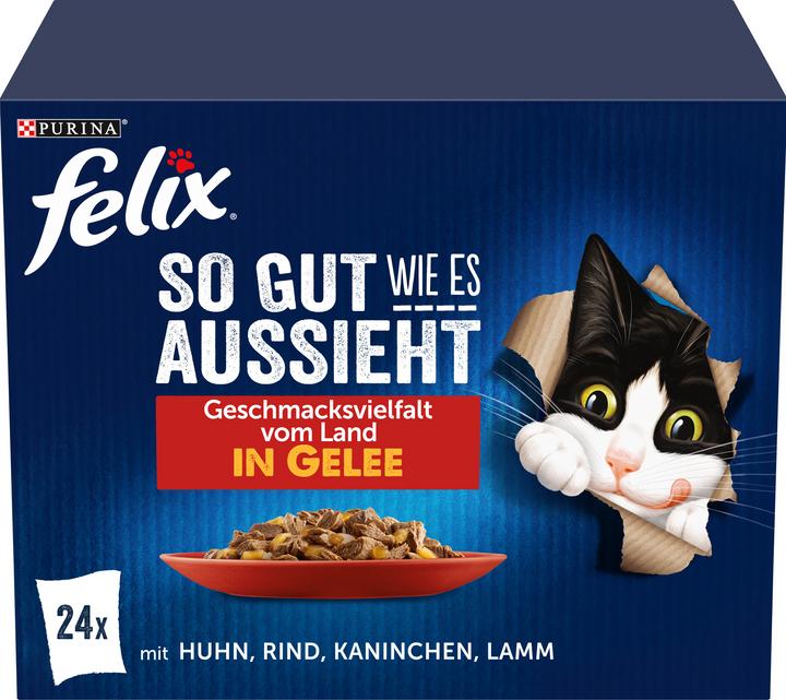 Image du produit Felix Viande Agail (Adulte, 24 pcs, 2040 g)