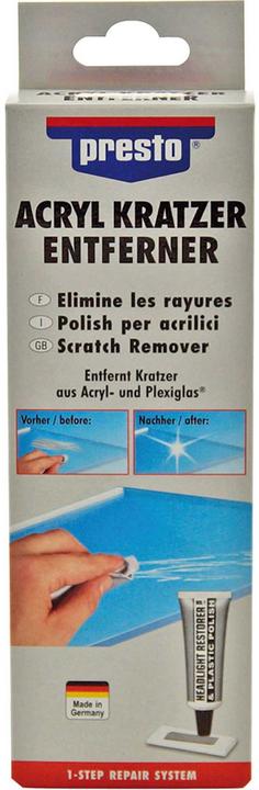 Image du produit Presto Kit de réparation pour enlever les rayures acryliques